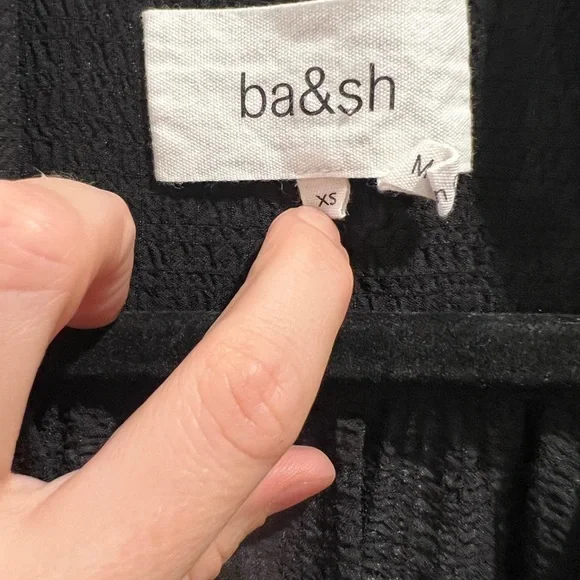 NWOT Ba&sh black Isee dress